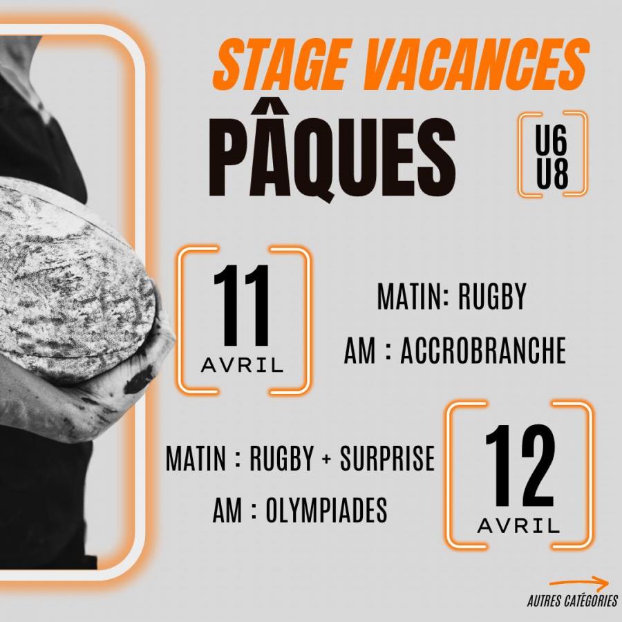 25.3.2023: STAGES PÂQUES RC VIRIAT